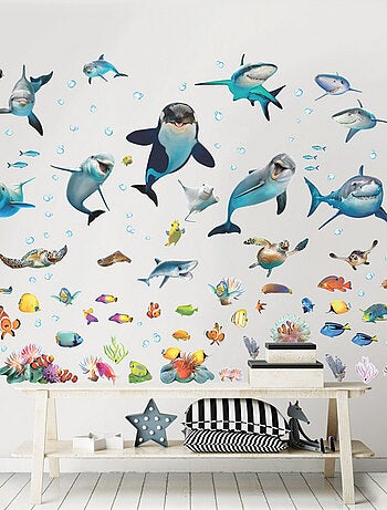 126 Stickers Enfant Aventure sous-marine