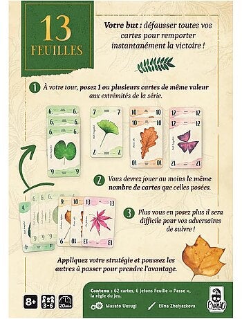 13 feuilles