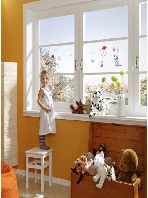 13 Stickers pour vitre Winnie l'Ourson Disney et ses amis - Kiabi
