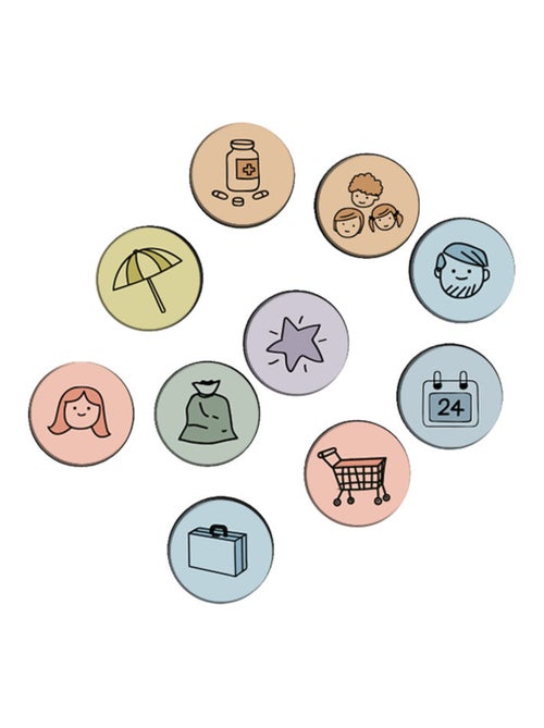 132 mini magnets - Les Minis Magnétos - Kiabi