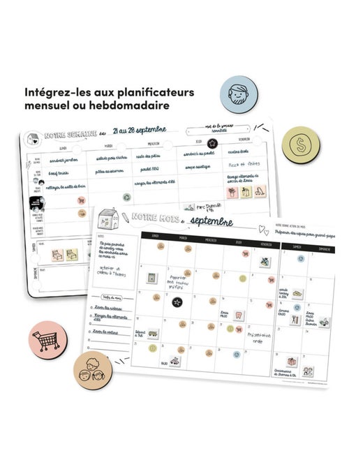 132 mini magnets - Les Minis Magnétos - Kiabi