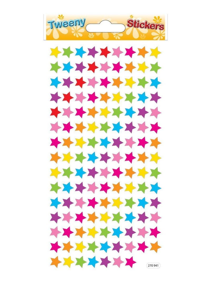 133 Autocollants - Relief 3D - étoiles - Global Gift Multicolore - Kiabi
