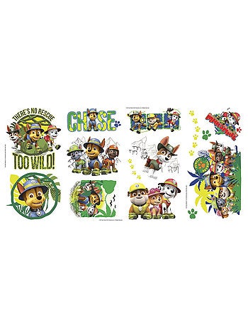 14 Stickers jungle Pat' Patrouille