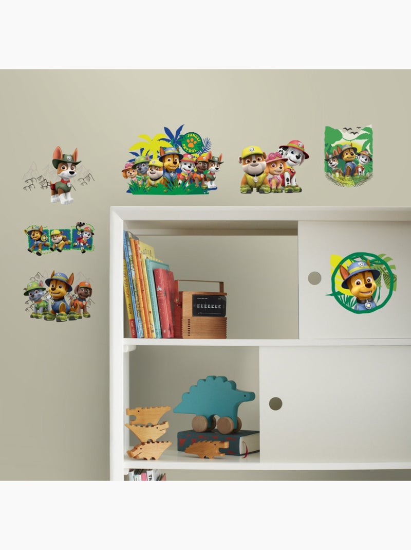 14 Stickers jungle Pat' Patrouille Multicolore - Kiabi