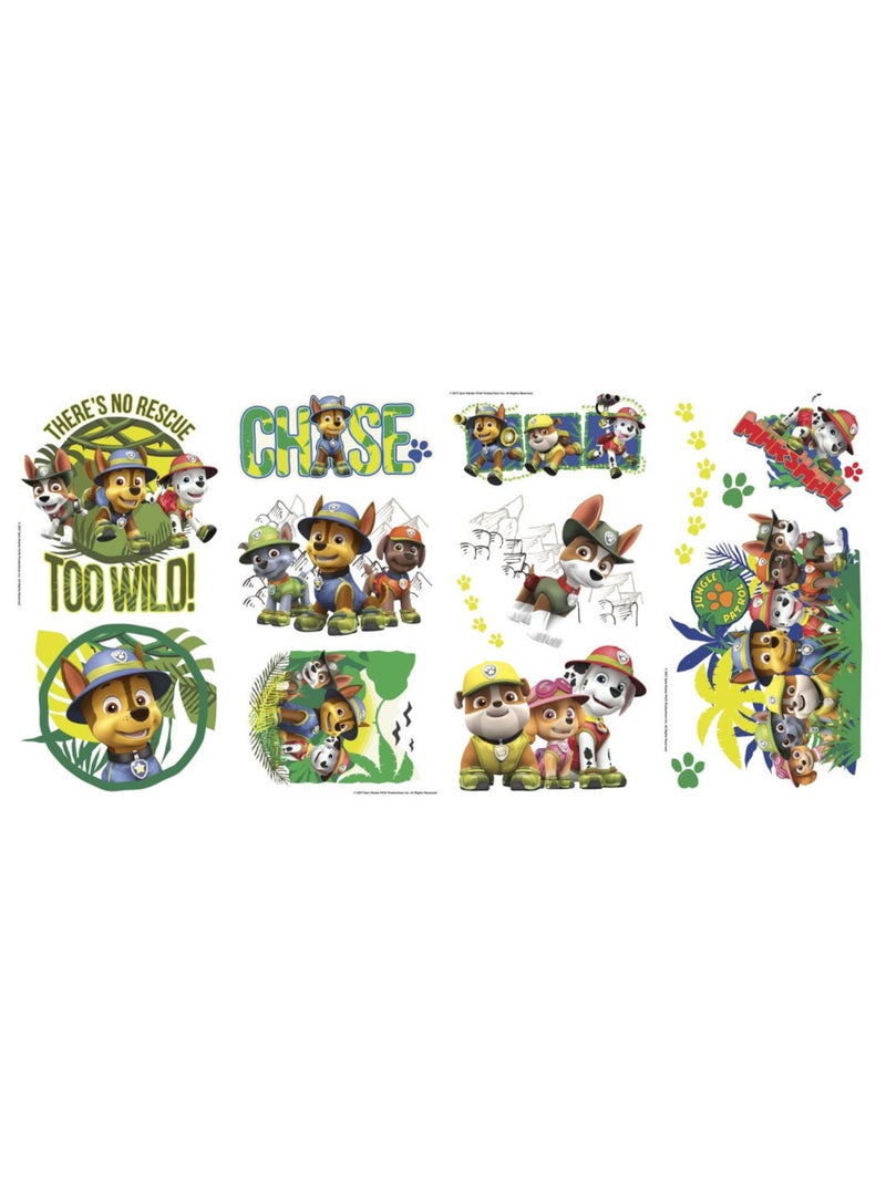 14 Stickers jungle Pat' Patrouille Multicolore - Kiabi