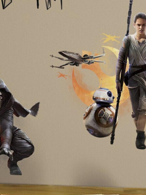 15 Stickers Géant Star Wars Le Réveil de la Force - Kiabi