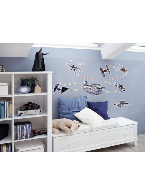 15 Stickers géant Vaisseaux Star Wars 50 x 70 cm - Kiabi