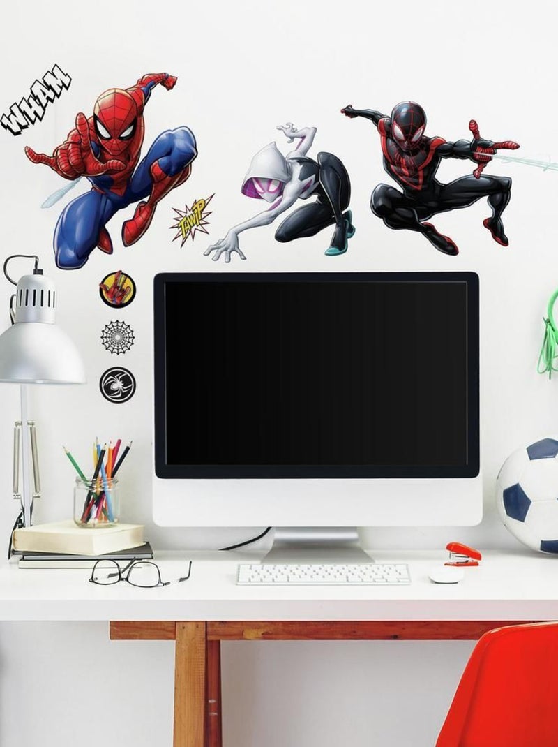 15 Stickers Spiderman Marvel Multicolore - Kiabi