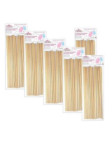 150 bâtonnets pour Barbe à papa - ScrapCooking