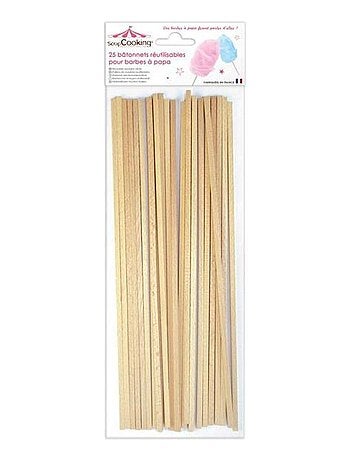 150 bâtonnets pour Barbe à papa - ScrapCooking