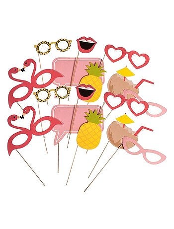 16 masques pour Photobooth - Summer - Rayher