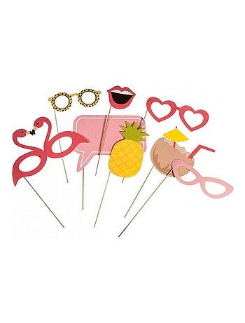16 masques pour Photobooth - Summer - Rayher