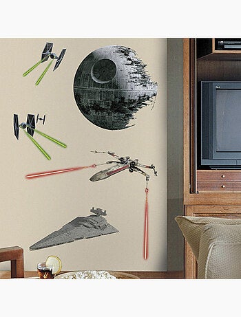 17 Stickers Vaisseaux Empire et Rebel Star Wars