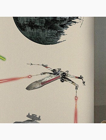 17 Stickers Vaisseaux Empire et Rebel Star Wars