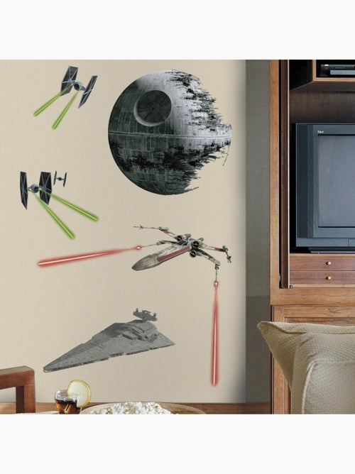 17 Stickers Vaisseaux Empire et Rebel Star Wars - Kiabi