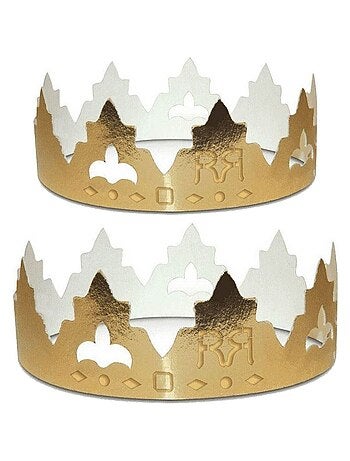 18 couronnes en carton pour galette des rois - - Chevalier Diffusion