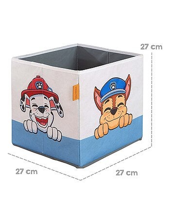 2 Bacs de rangement pliants pour chambre enfant Paw Patrol ROBA