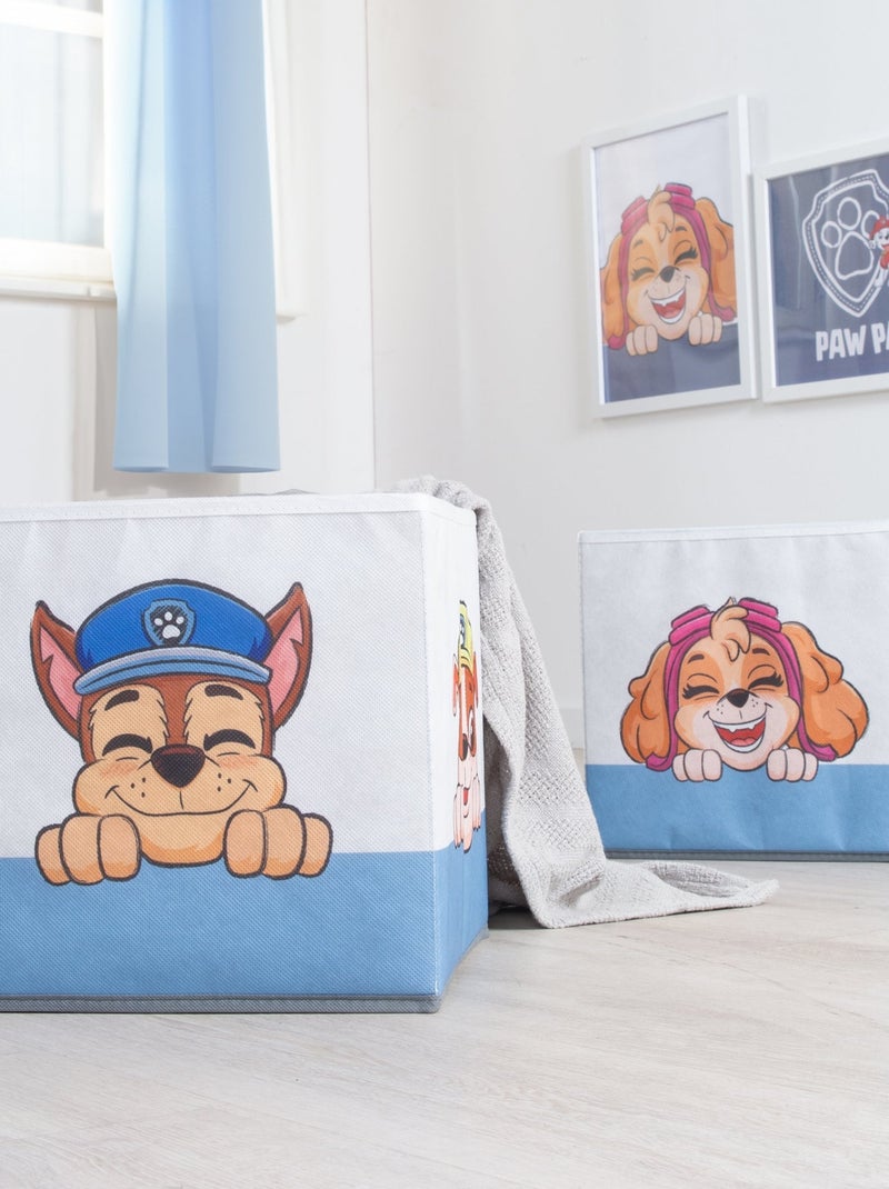 2 Bacs de rangement pliants pour chambre enfant Paw Patrol ROBA Bleu Multicolore Blanc - Kiabi