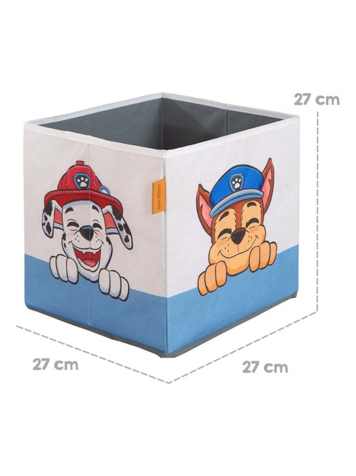 2 Bacs de rangement pliants pour chambre enfant Paw Patrol ROBA - Kiabi