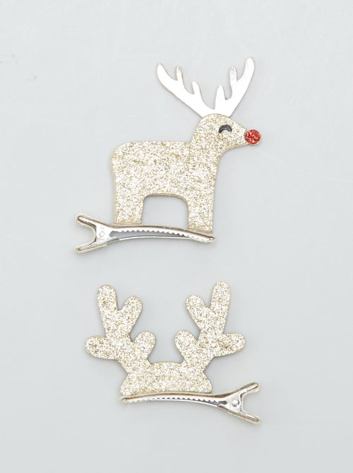 2 barrettes à cheveux 'cerfs' - Kiabi