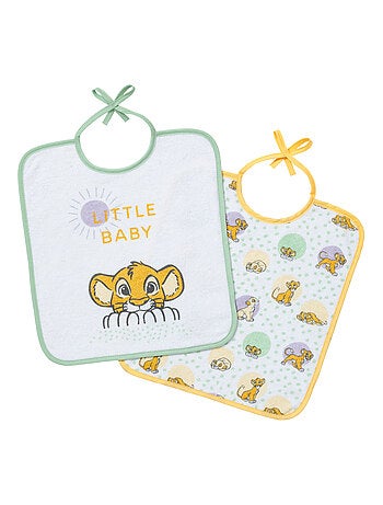 2 bavoirs 6 mois - Roi Lion Cosy Time - Babycalin