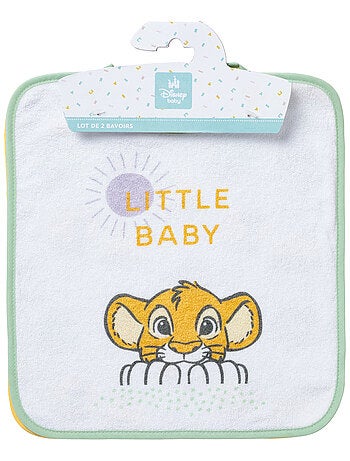 2 bavoirs 6 mois - Roi Lion Cosy Time - Babycalin