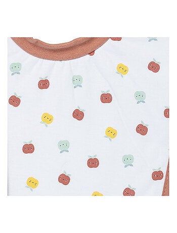 2 bavoirs passe-tête 6 mois - Funny Dino - Babycalin