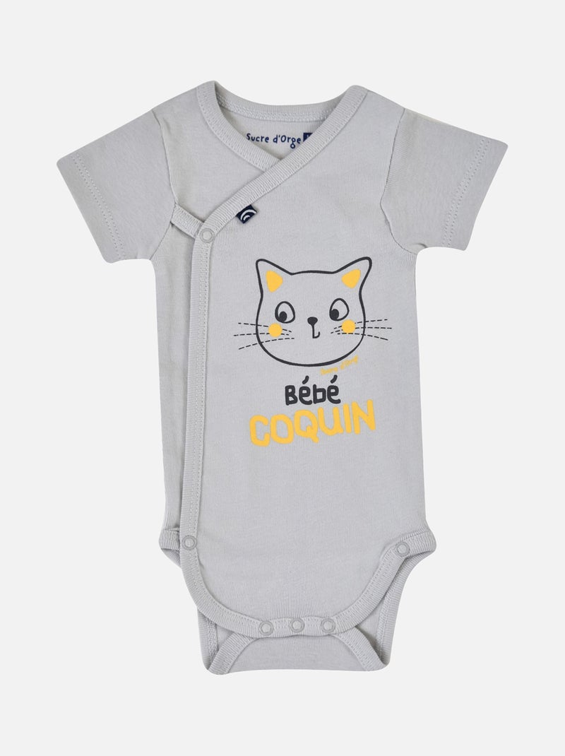 2 BODIES NAISSANCE ELIAZ Gris - Kiabi