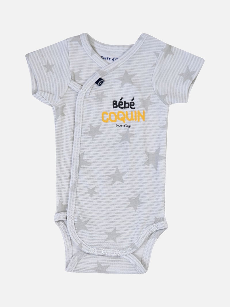 2 BODIES NAISSANCE ELIAZ Gris - Kiabi
