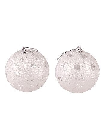 2 Boules de Noël sequin Cosychristmas