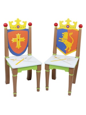 Table Et 2 Chaises Enfants Mickey Mouse - Bois Et MDF - Dimensions Table 50x50x44 Cm, Chaises 26,5x26,5x50 Cm - Licence Officielle Disney - Multicolore