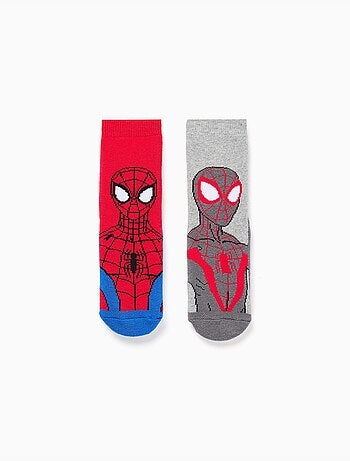 2 chaussettes antidérapantes à imprimé Spider-Man