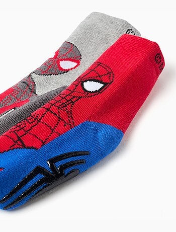 2 chaussettes antidérapantes à imprimé Spider-Man