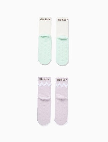 2 Chaussettes Antidérapantes Frozen La Reine des Neiges