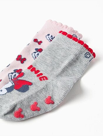 2 chaussettes antidérapantes Minnie