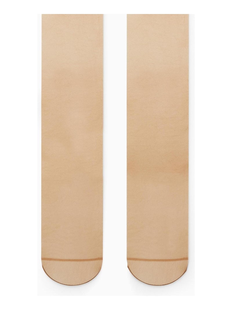 2 Collants Fille   ESSENTIALS LINE Blanc - Kiabi
