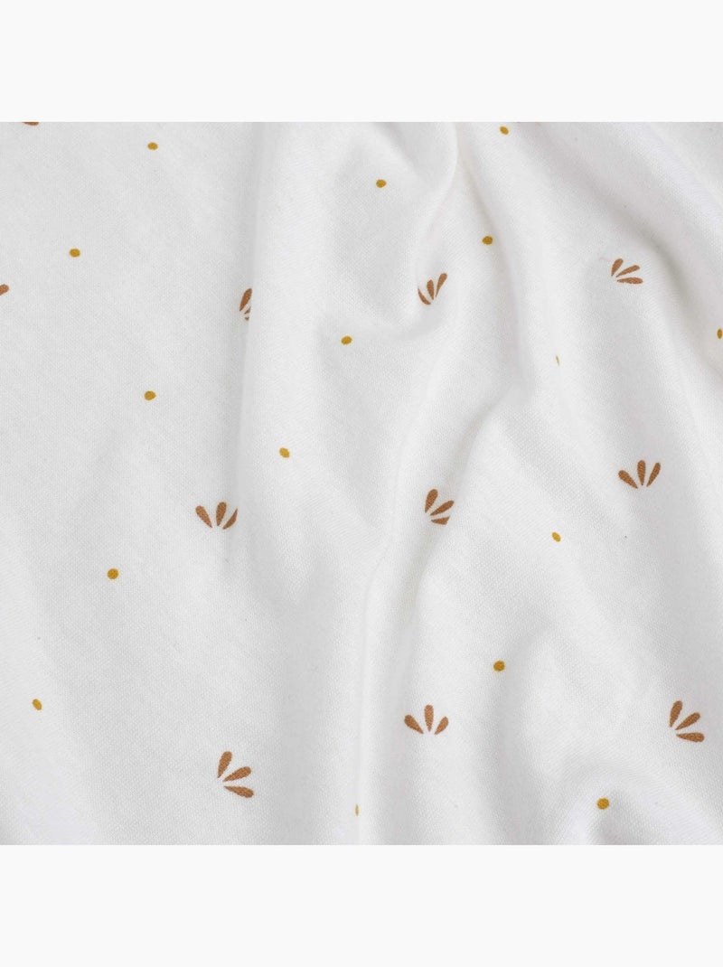 2 Drap Housse Berceau 50x83cm Ecru - Kiabi