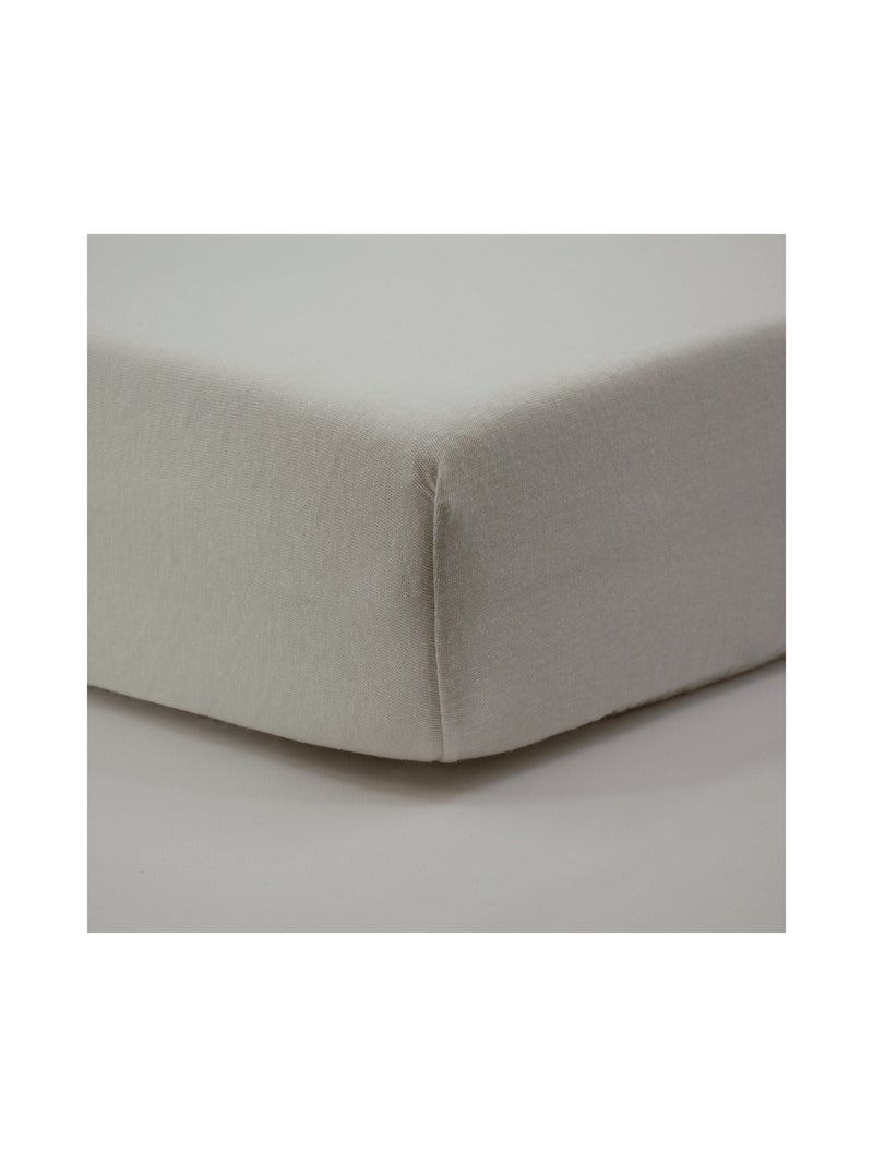 2 draps-housses 70x140 cm - White Forest - Babycalin Blanc Marron - Kiabi