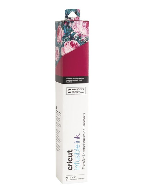 2 Feuilles de transfert Rosier 30,5 x 30,5 cm - - Cricut - Kiabi