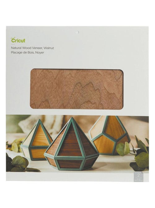 2 Feuilles Placage Bois De Noyer - 30,5 x 30,5 Cm - Cricut - Kiabi