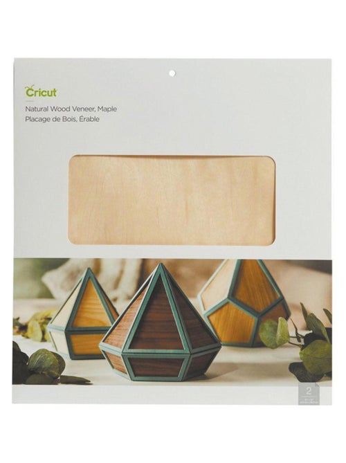 2 Feuilles Placage Bois d'Érable - 30,5 x 30,5 Cm - Cricut - Kiabi