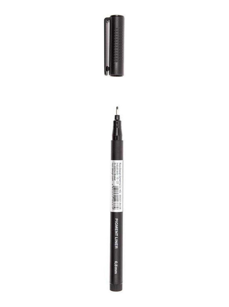 2 feutres pigmentés noirs 0,8 mm - Rico Design N/A - Kiabi