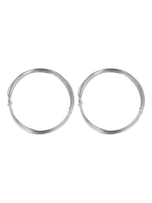 2 fils en aluminium à tricotin - 1,5 mm x 5 m - Artemio - Kiabi