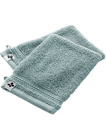 2 gants de toilette coton Collection Garance