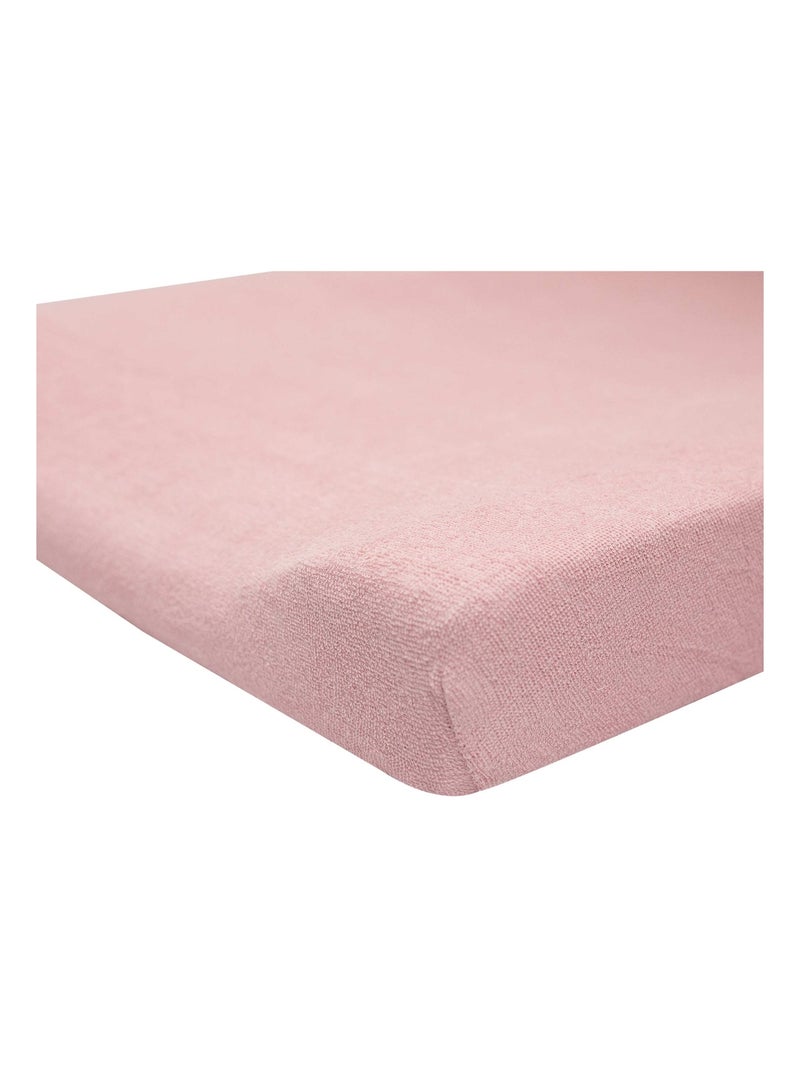 2 Housses De Matelas à Langer Pack 2 Coloris Rose - Kiabi