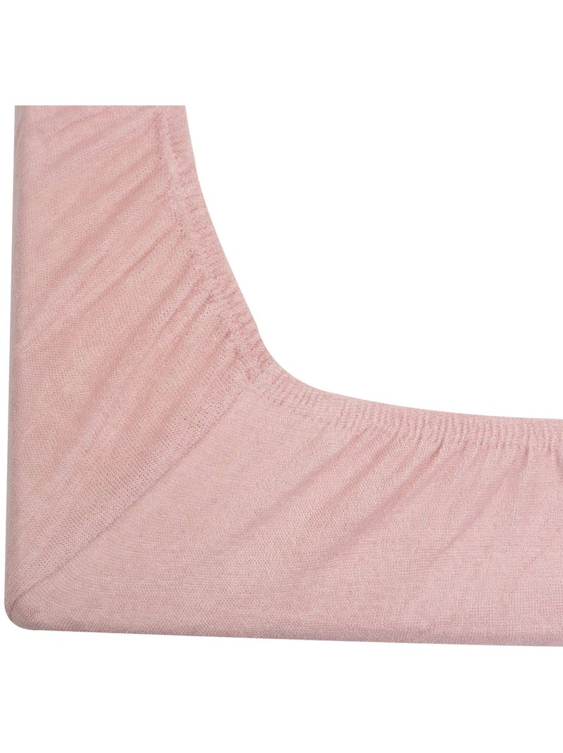 2 housses de matelas à langer pack 2 coloris Rose pâle - Kiabi