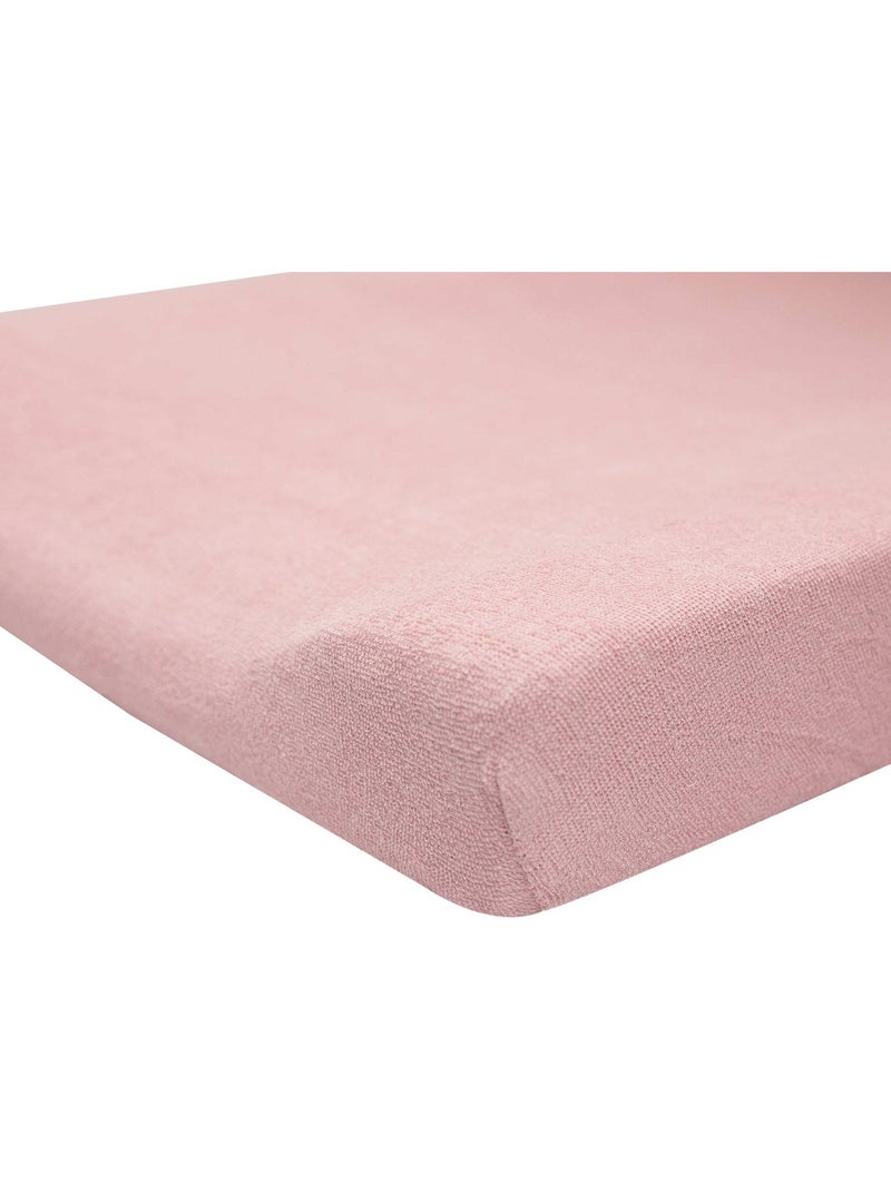2 housses de matelas à langer pack 2 coloris Rose pâle - Kiabi