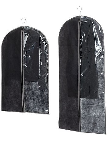 2 Housses pour costume - 135 x 60 100 x 60 cm