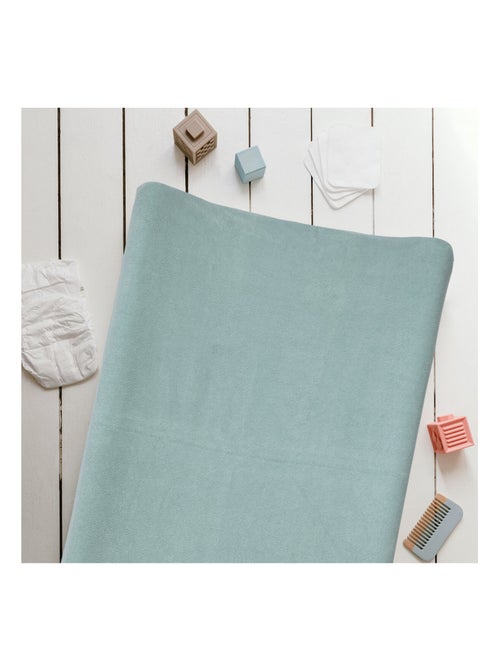 2 housses pour matelas à langer Naissance en Coton Uni - Babycalin - Kiabi