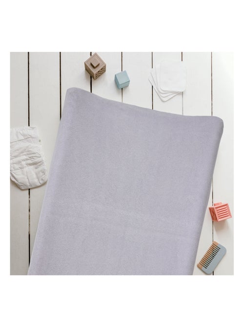 2 housses pour matelas à langer Naissance en Coton Uni - Babycalin - Kiabi